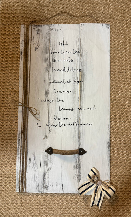 Serenity Prayer