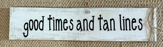 Good times and tan lines